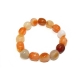 Orange Carnelian Beaded Bracelet