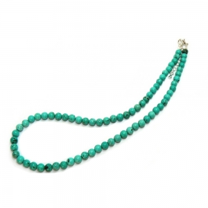 Bright Blue Beaded Turquoise Necklace