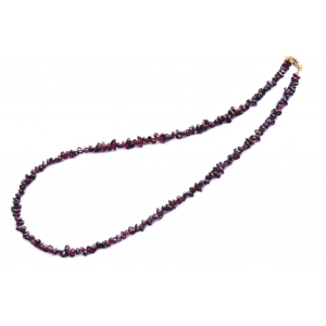 Rich Red Garnet Beaded Necklace Rich Red Garnet Beaded Necklace