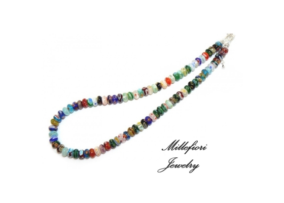 Millefiori Glass Bead Jewelry