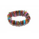 Multi-Coloured Rainbow Mother of Pearl Bracelet