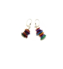 Multi-Coloured Rainbow Mother of Pearl Earrings