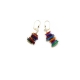 Multi-Coloured Rainbow Mother of Pearl Earrings