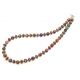 Multicoloured Beaded Calsilica Necklace